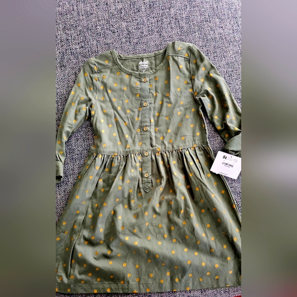 Green Dress Child of mine by carter's - Picture 1 of 3